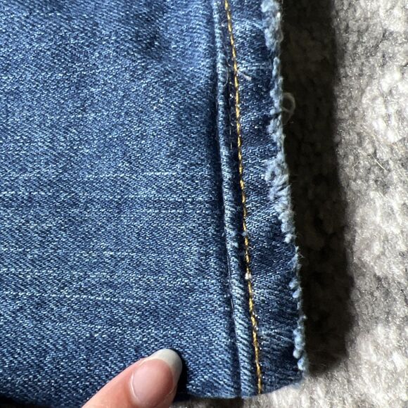 Levi's Special Edition Jeans Womens Junior 5M Blue Denim Distressed Low Rise - Picture 10 of 15